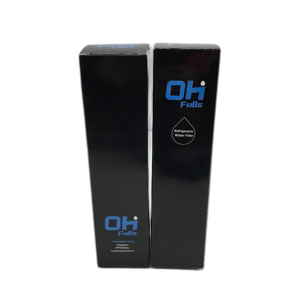 OhFulls 2 Pack Refrigerator Water Filter for Frigidaire EPTWFU01 etc NEW