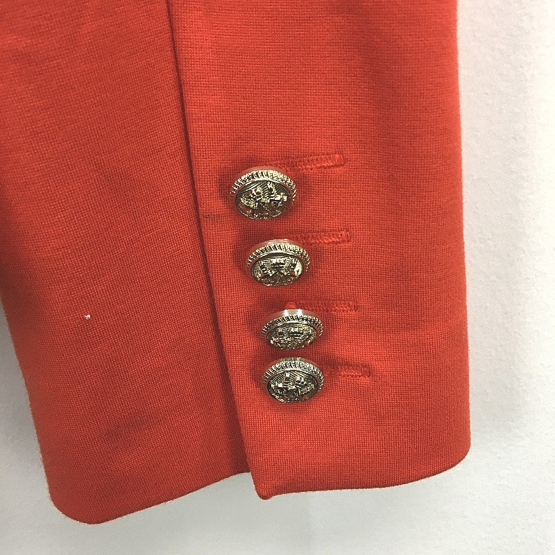 Portmans Fully Lined Double Breasted Orange Blazer Jacket Ladies Size AU 14