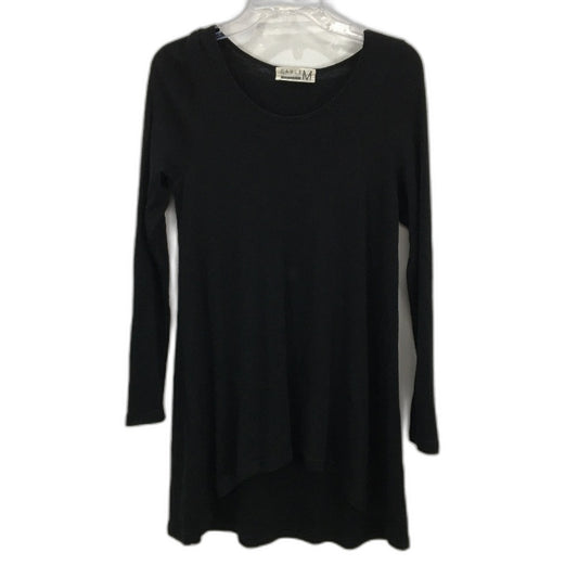 Cable Melbourne Fine Knitted Thin Relaxed Black Sweater Dress Ladies Size Medium