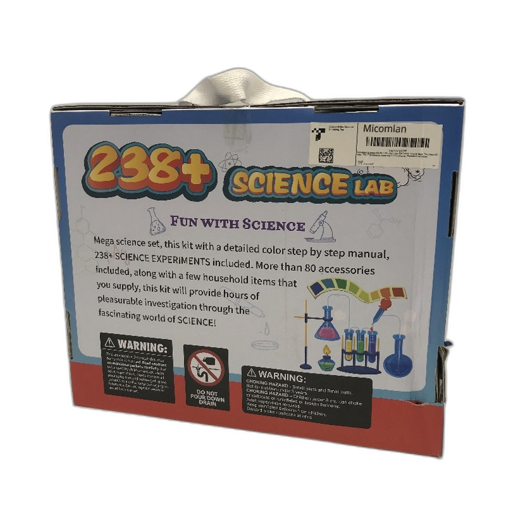 80pcs Over 238 Experiments Kids Science Lab Play Kit Ages 5 Up NEW