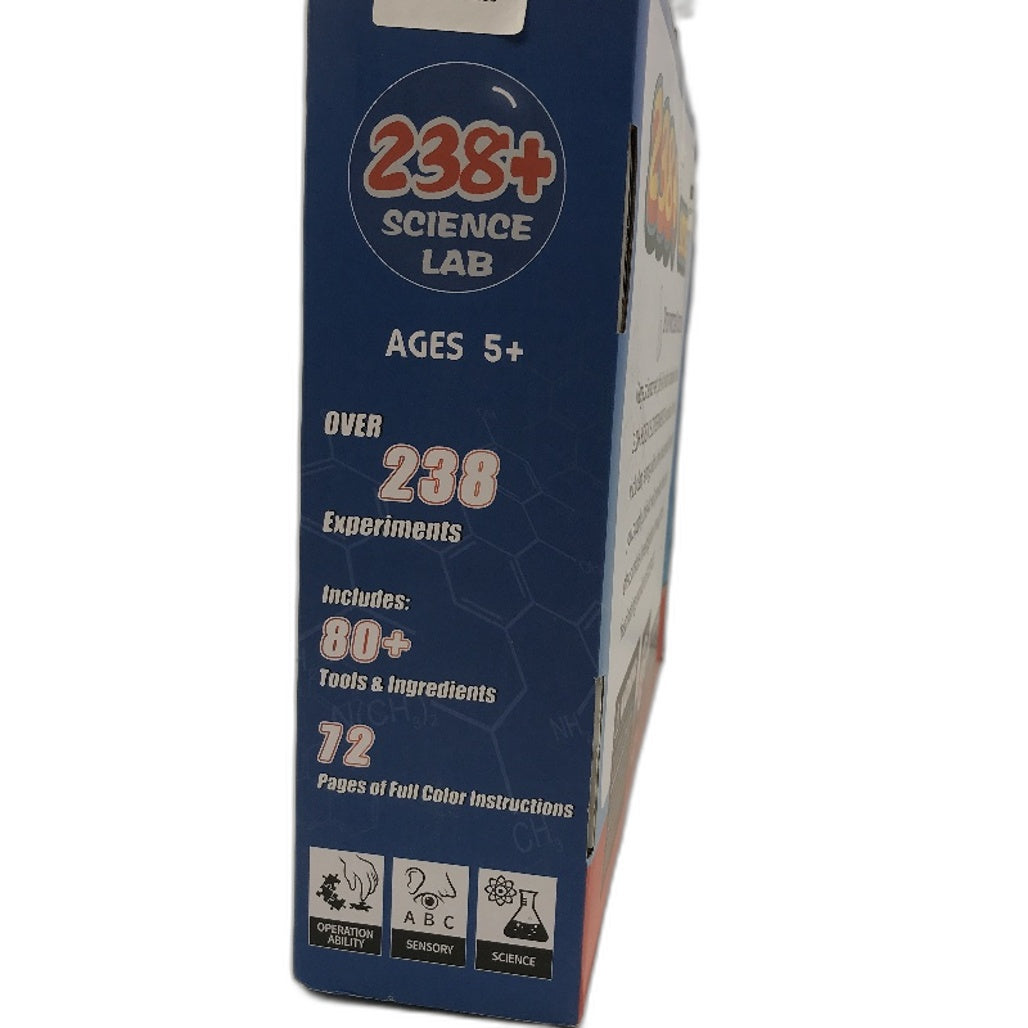 80pcs Over 238 Experiments Kids Science Lab Play Kit Ages 5 Up NEW