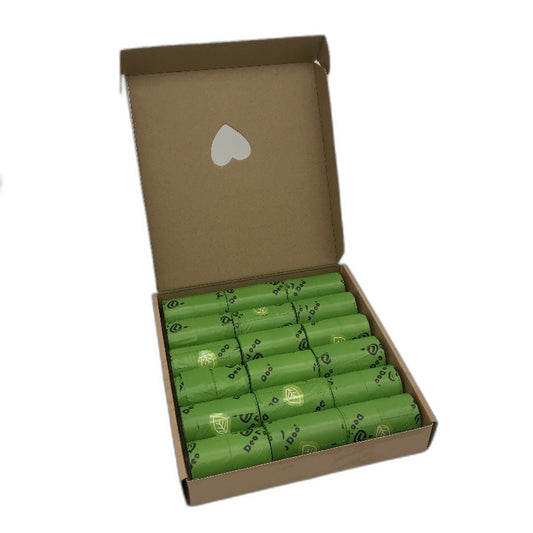 Deo Doo 270pcs 18 Rolls Eco Friendly Sakura Scented Dog Poo Bags with Handle NEW