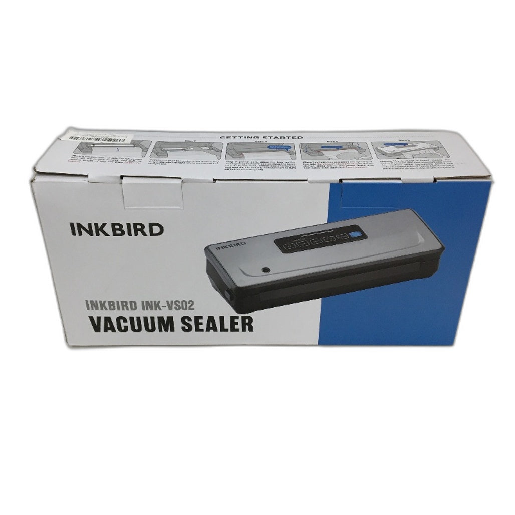 Inkbird INK-VS02 Compact Automatic Food Vacuum Sealer up to 11.8 Inch Bags NEW