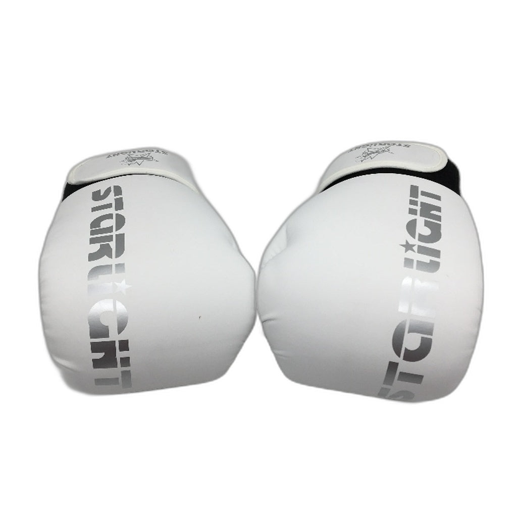 Starlight Boxing Muay Thai White Training Gloves Unisex Size 16oz NEW