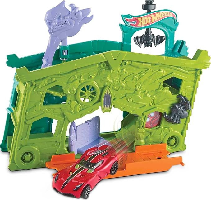 Hot Wheels City Ghost Garage Action Toy Car Fold Out Play Set Ages 4 Plus NEW