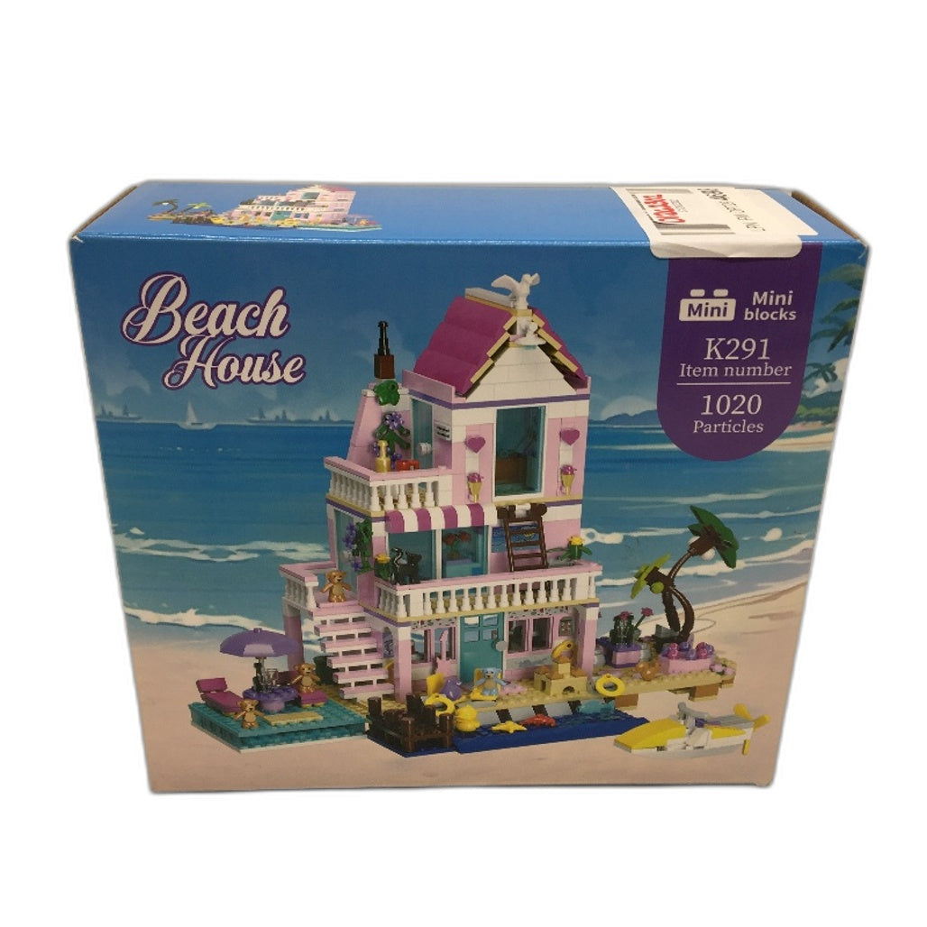 MindBox K291 1020pcs Seaside Beach House Villa Mini Building Block Set NEW