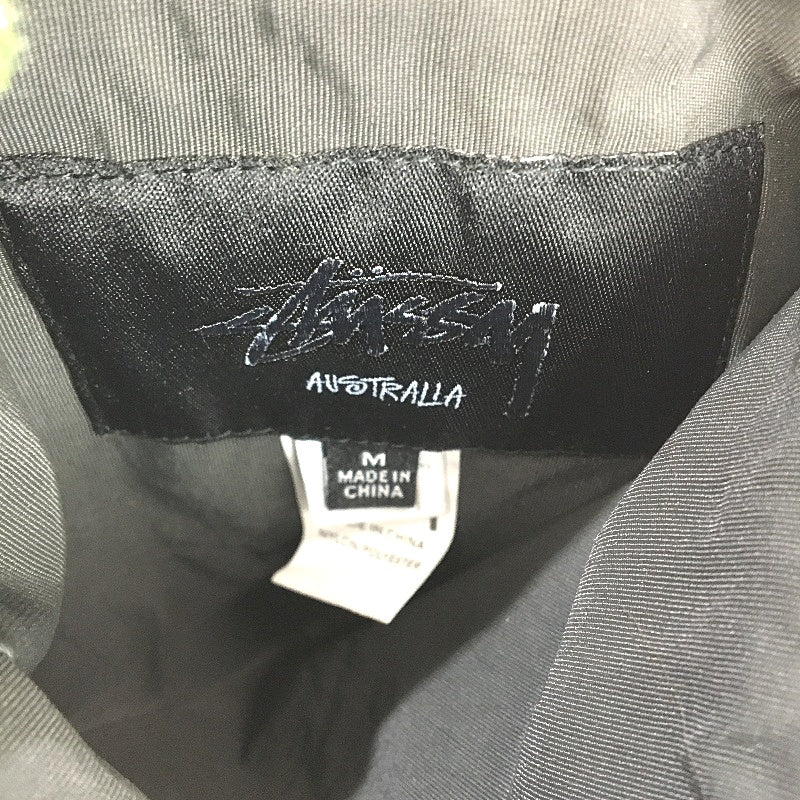 Stussy 8 Ball Lightweight Green Sherpa Reversible Jacket Unisex Size Medium NEW