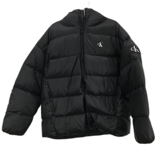 Calvin Klein Jeans Oversized Duck Down Black Jacket Mens Size Small NEW