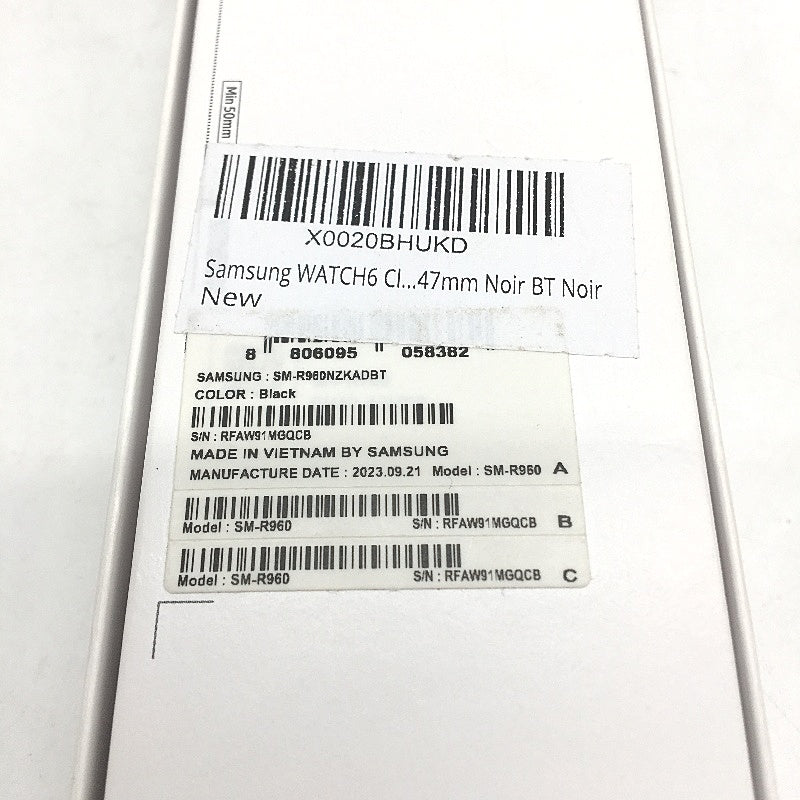 Samsung Galaxy Watch6 Classic 16gb Noir 47mm Smartwatch EUR Ver DEMO