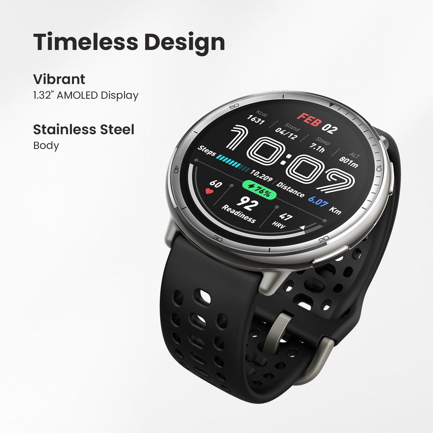 Amazfit Active 2 Water Resistant 44mm Fitness Tracker Smartwatch EUR Ver DEMO