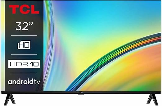 TCL 32 Inch HDR FHD 1080p Dolby Audio Ultra Slim Smart Android TV - EU Plug NEW