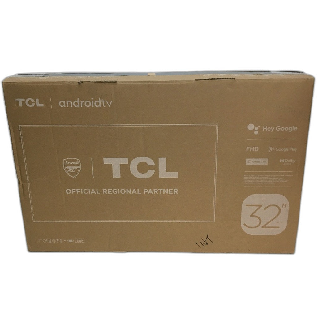 TCL 32 Inch HDR FHD 1080p Dolby Audio Ultra Slim Smart Android TV - EU Plug NEW
