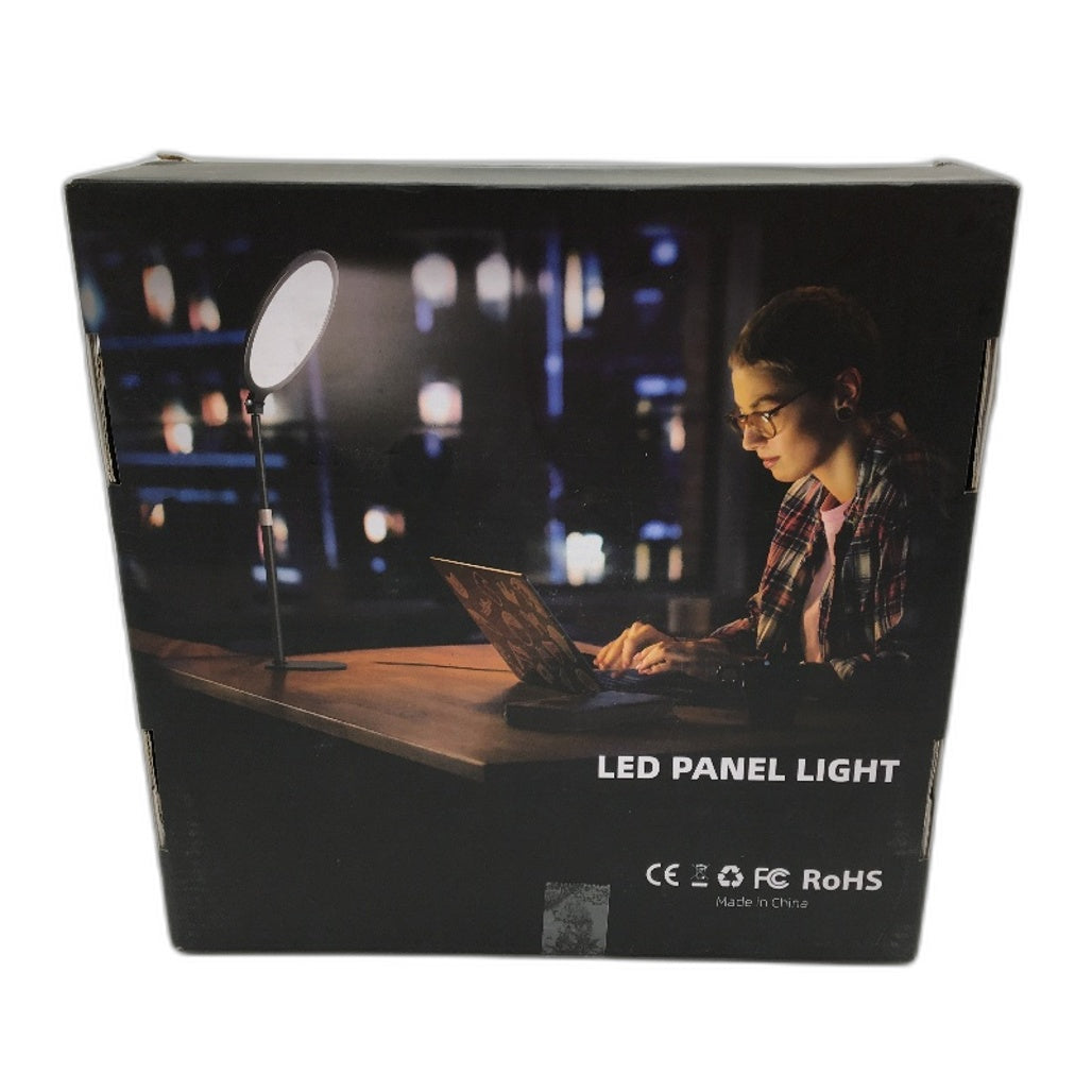 Rimposky 10.5 Inch Desk Ring Light with Adjustable Stand and Phone Holder NEW