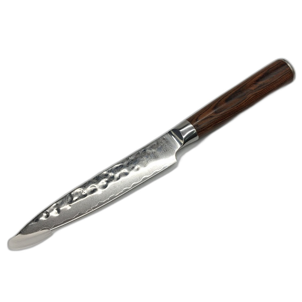 Souped Up Recipes 3 Piece VG-10 Damascus Steel Silver Kitchen Knife Set NEW