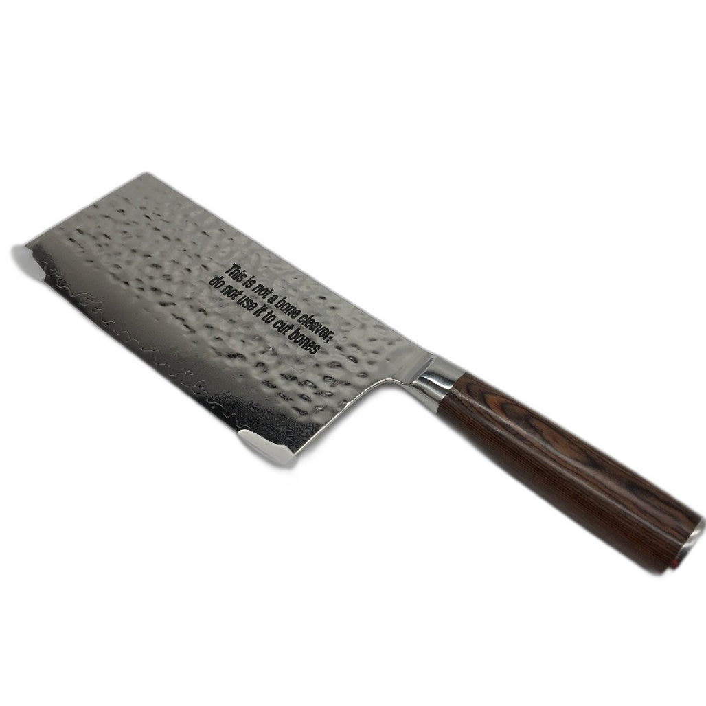 Souped Up Recipes 3 Piece VG-10 Damascus Steel Silver Kitchen Knife Set NEW
