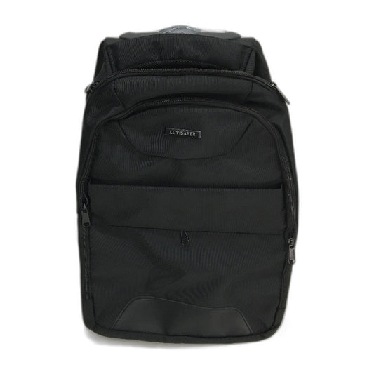 LUYISABER Black Carry On Travel Bag On Wheels Backpack Telescopic Handle NEW