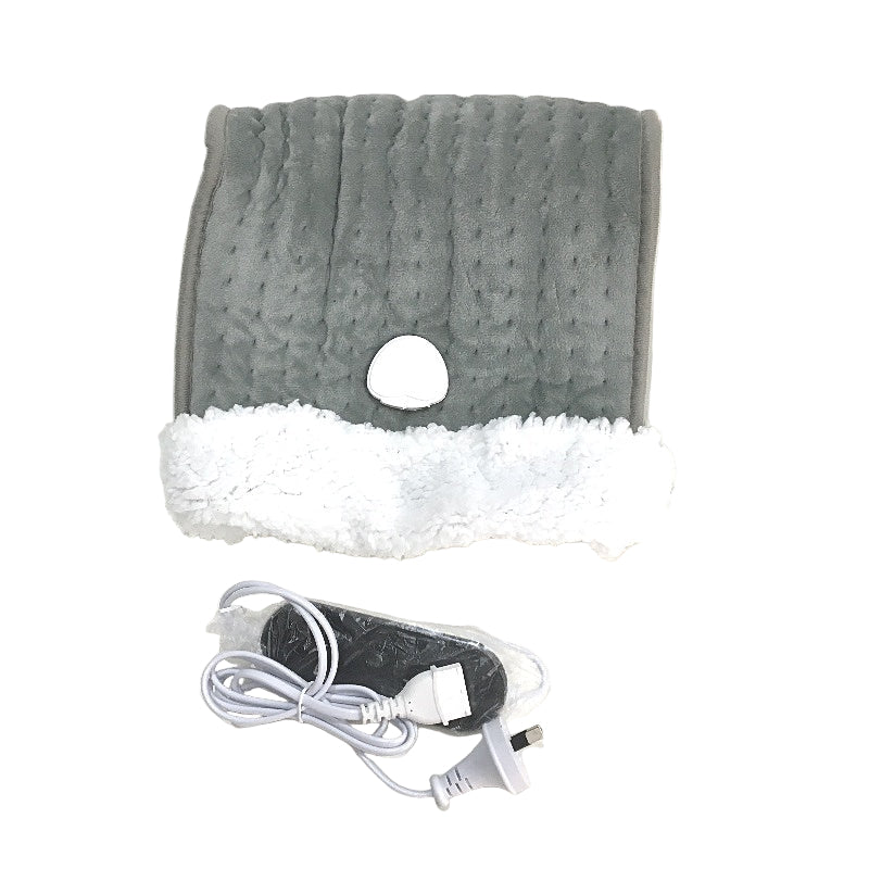 JiaoZoum Grey 4 Timer Setting Washable Liner Electric Heated Foot Warmer NEW