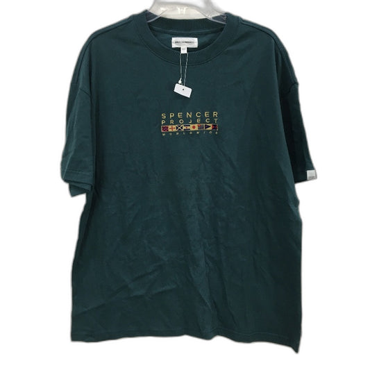 Spencer Project Regatta Teal Alpine Wordwide Logo Classic TShirt Mens Size L NEW