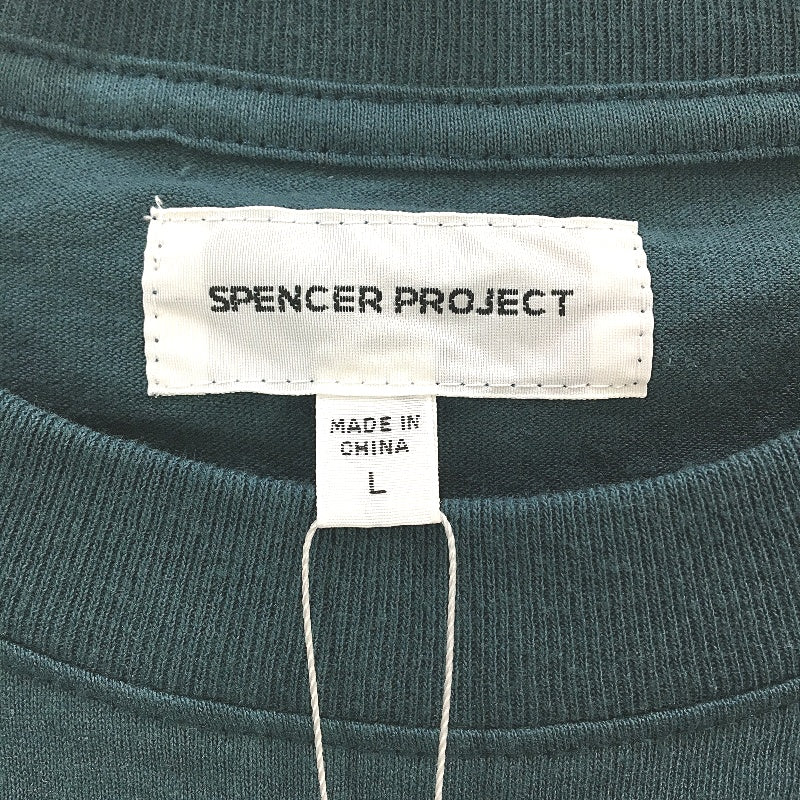 Spencer Project Regatta Teal Alpine Wordwide Logo Classic TShirt Mens Size L NEW