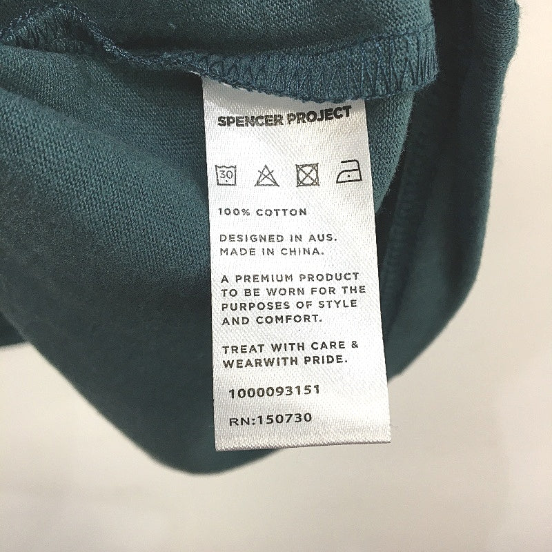 Spencer Project Regatta Teal Alpine Wordwide Logo Classic TShirt Mens Size L NEW