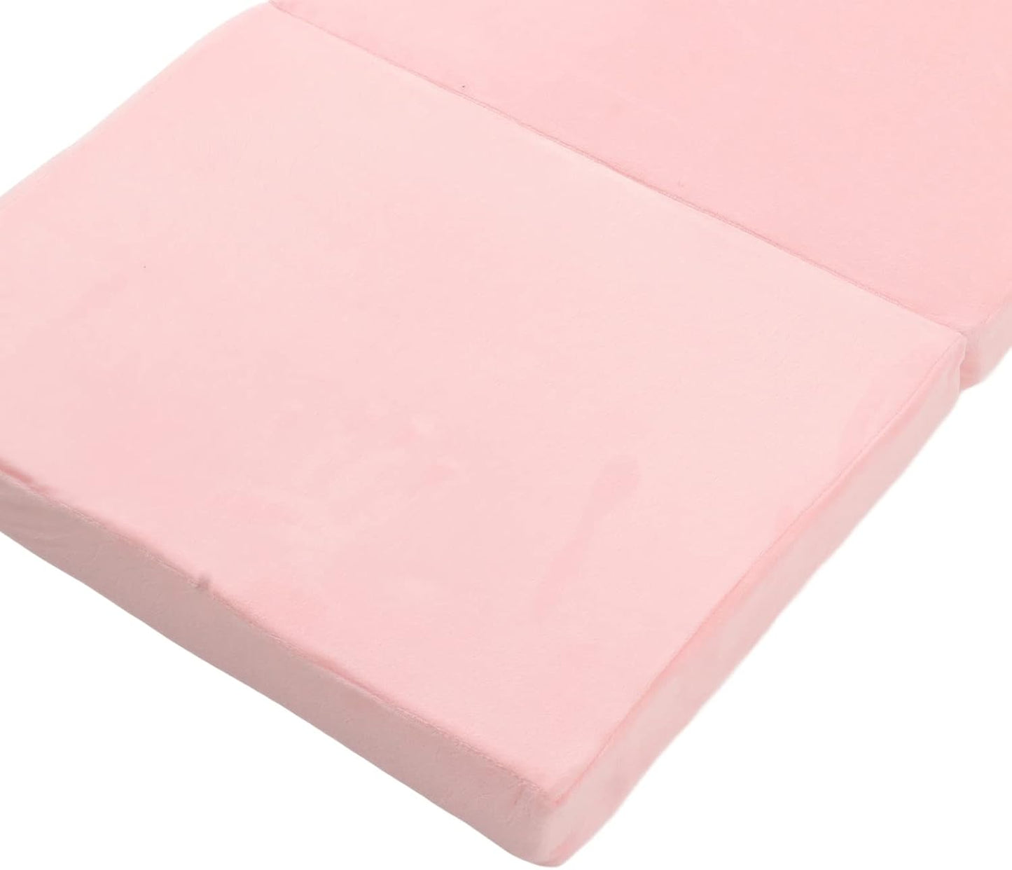 Pink Rabbit 2 in 1 Foldable Soft & Plush Children Couch Flip Open Sofa Bed NEW