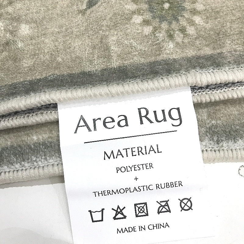 Jinchan Vintage Style Floral Printed Pattern Area Rug Floor Mat For Home Indoor