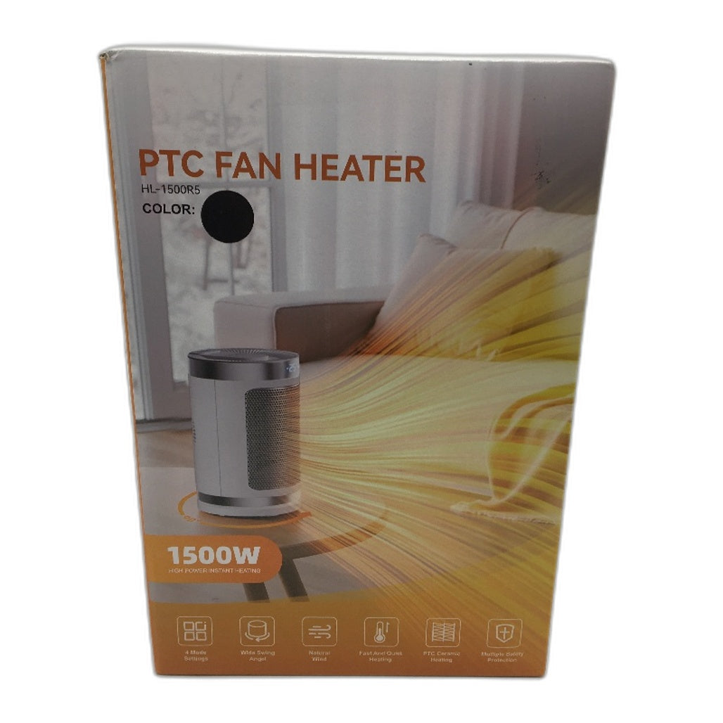 Billord 1500W Electric Portable Fan Heater 5 Modes PTC Ceramic Indoor Space Use