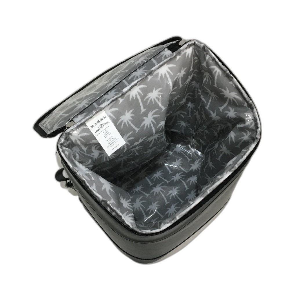 Adventuridge Bucket Insulated Cooler Backpack With Palm Tree Print Lining NEW