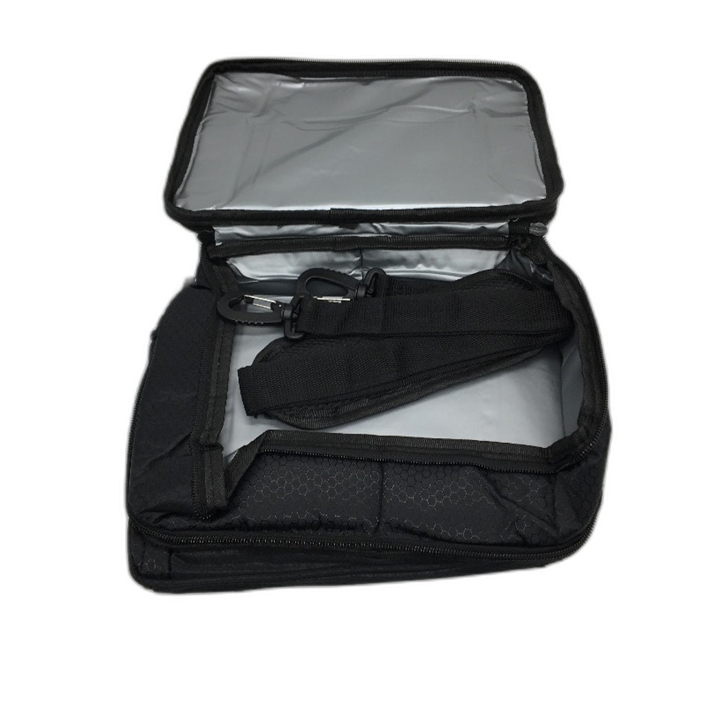 Insmeer 16L 2 Decks Insulated Lunch Cooler Bag Leakproof With Shoulder Strap NEW