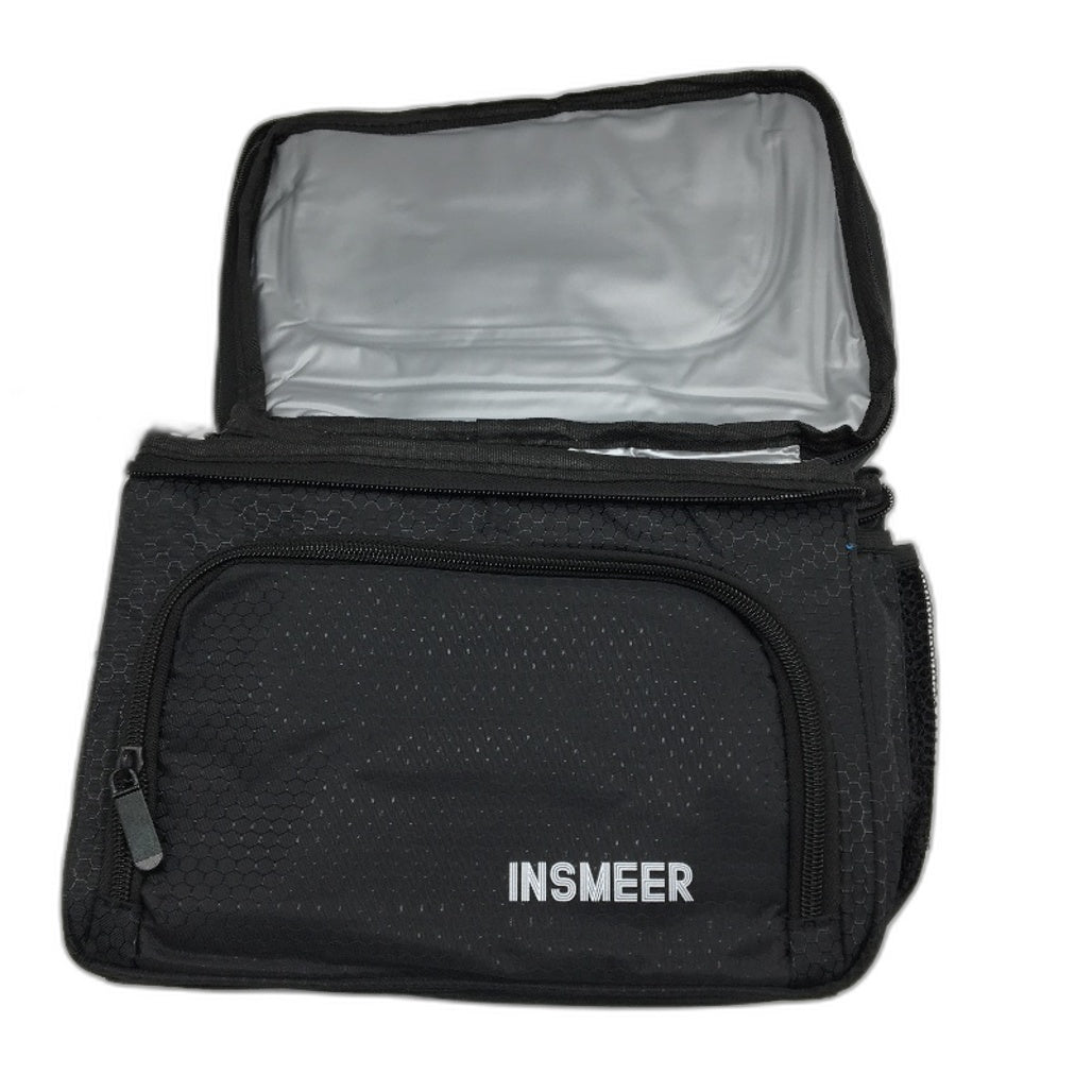 Insmeer 16L 2 Decks Insulated Lunch Cooler Bag Leakproof With Shoulder Strap NEW