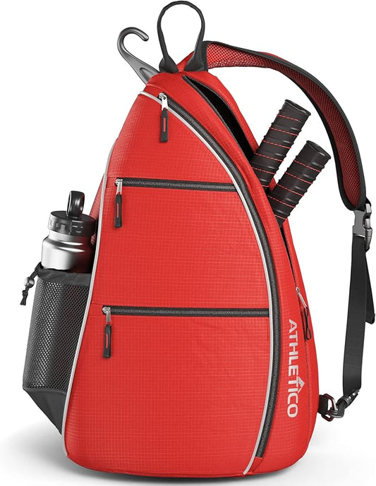 Athletico Midtown Sling Bag Crossbody Backpack For Pickleball Tennis Racketball