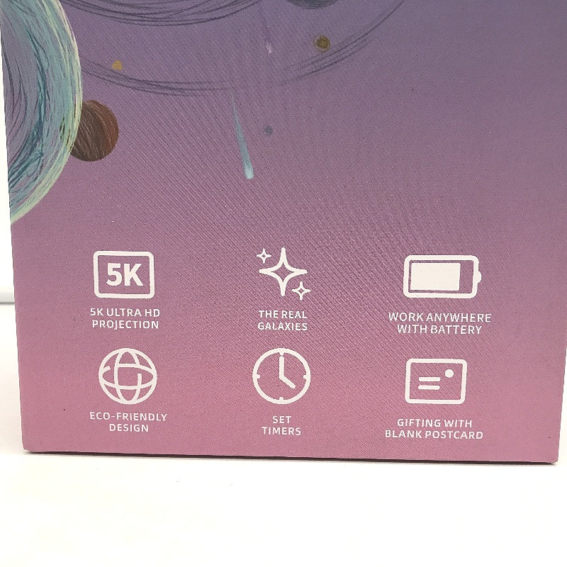 POCOCO Galaxy Star Projector With Replaceable Optical Film Discs Night Light