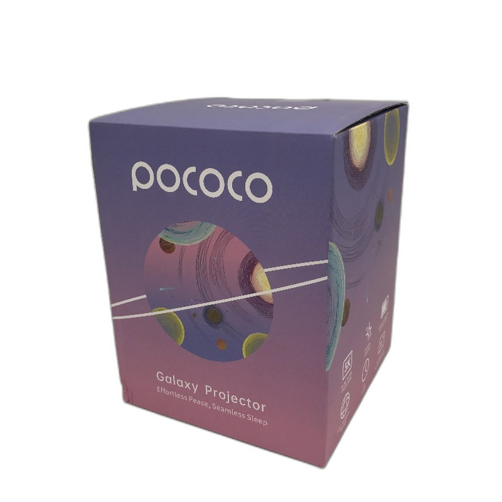 POCOCO Galaxy Star Projector With Replaceable Optical Film Discs Night Light