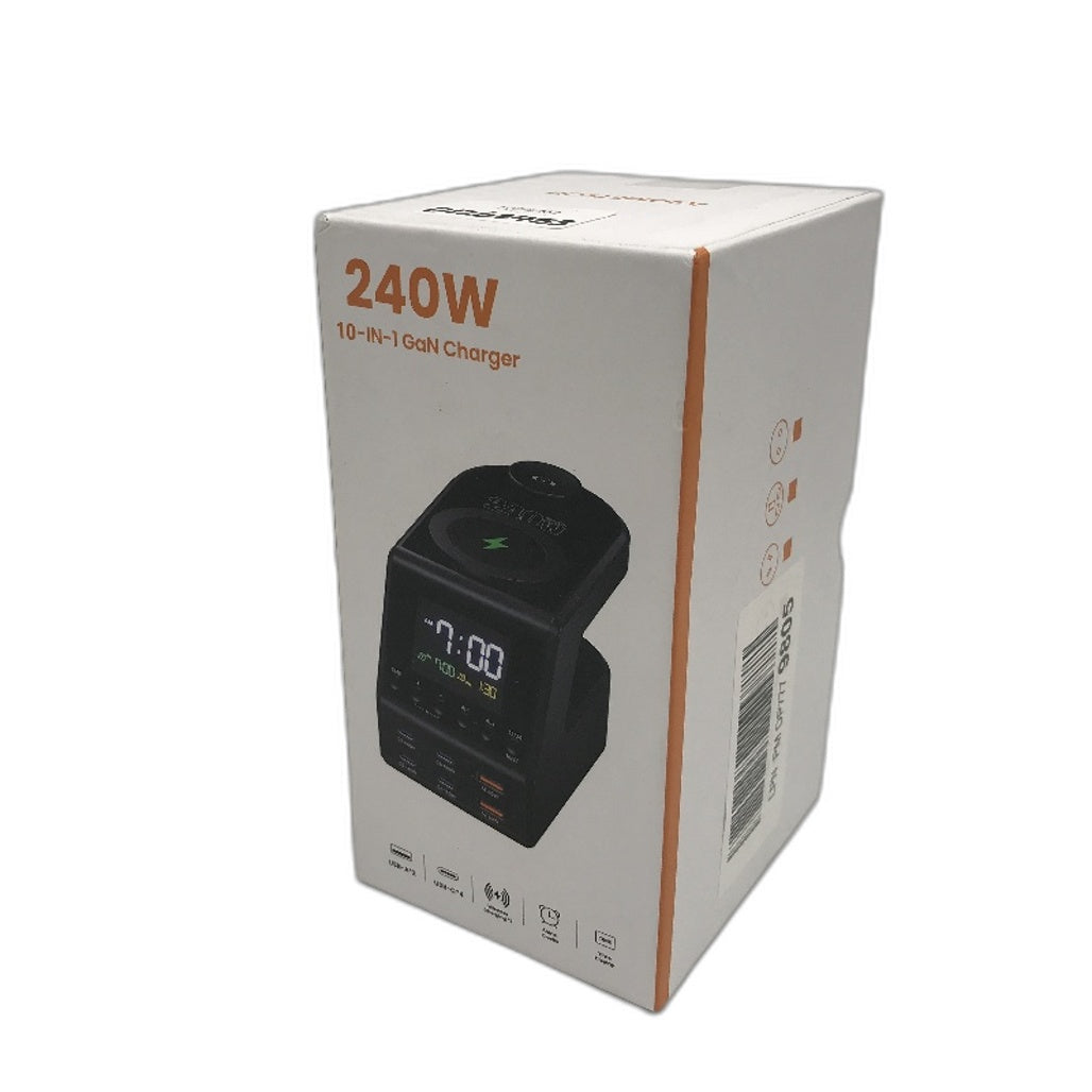 Multi Device Fast Charger GaN 240W 10 In 1 Wired & Wireless Charging Station NEW