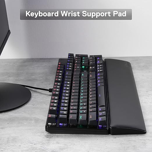 Redragon Meteor Standard Computer Keyboard Wrist Rest Pad Ergonomic Memory Foam