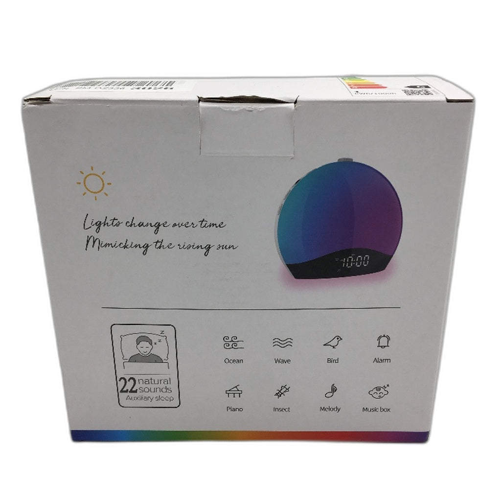 Wake Up Light Sunrise Alarm Clock With Bluetooth Speaker Sound Machine FM Radio