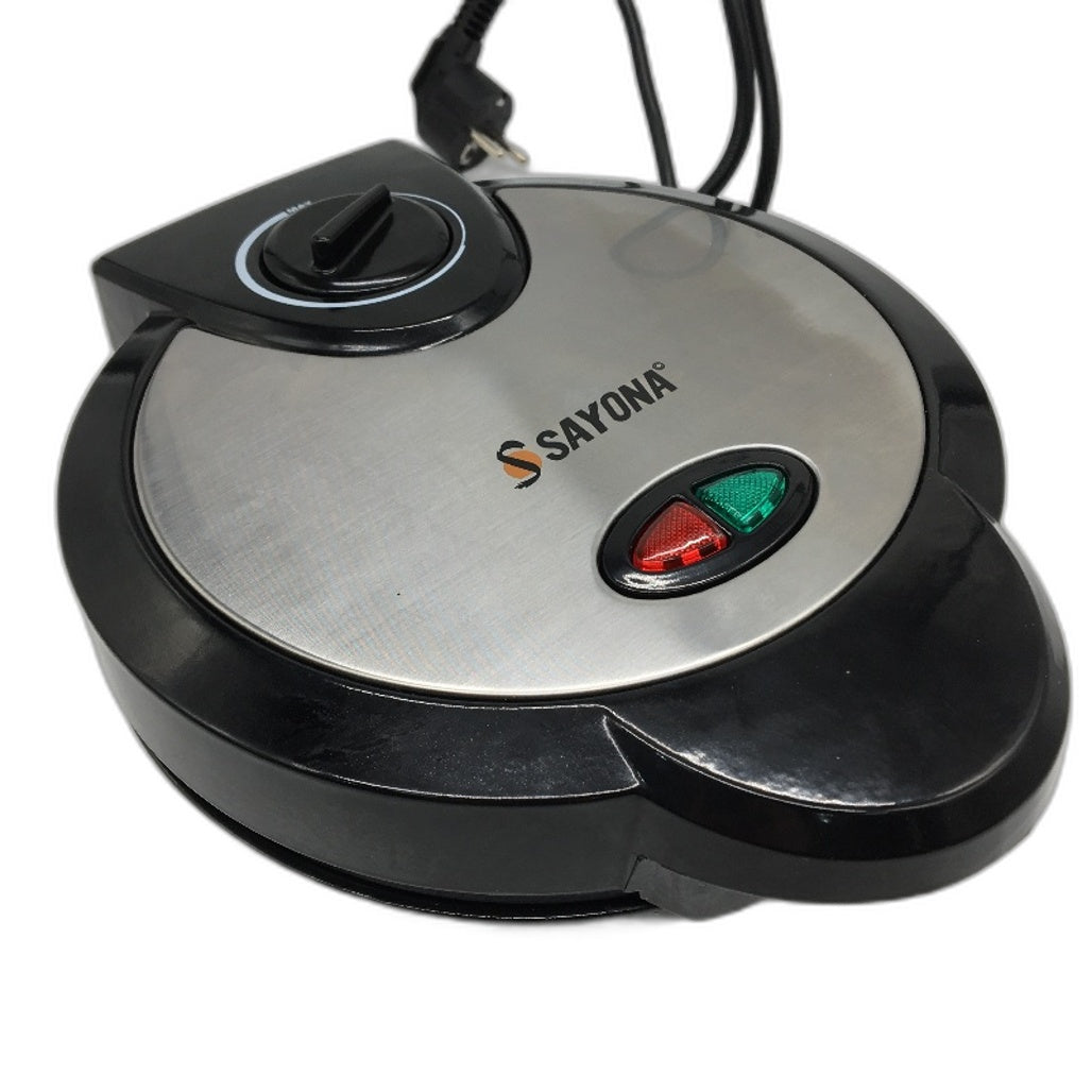 Sayona SZJ-215B 1200W 220-240V 50-60Hz Non Stick Electric Waffle Maker NEW