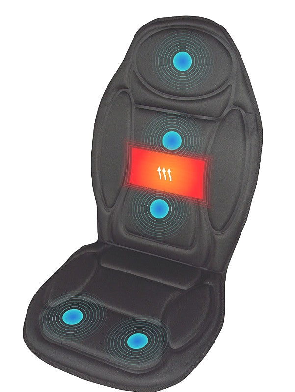 Urbanworx UXHEBSM2 4 Area Back and Seat Kneading Massager with Heating NEW