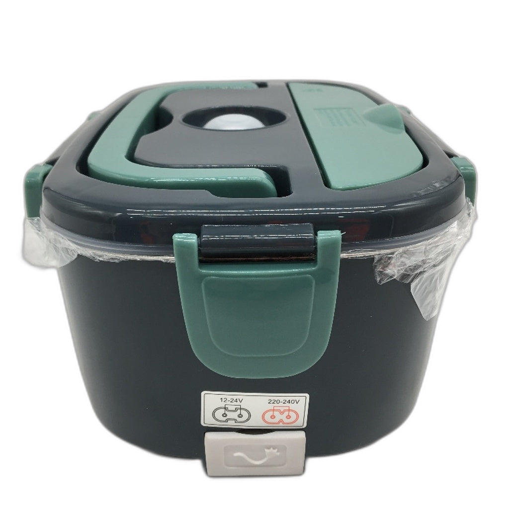 1.5L Electric Bentou Lunchbox with Insulated Carrybag in Grey Green NEW