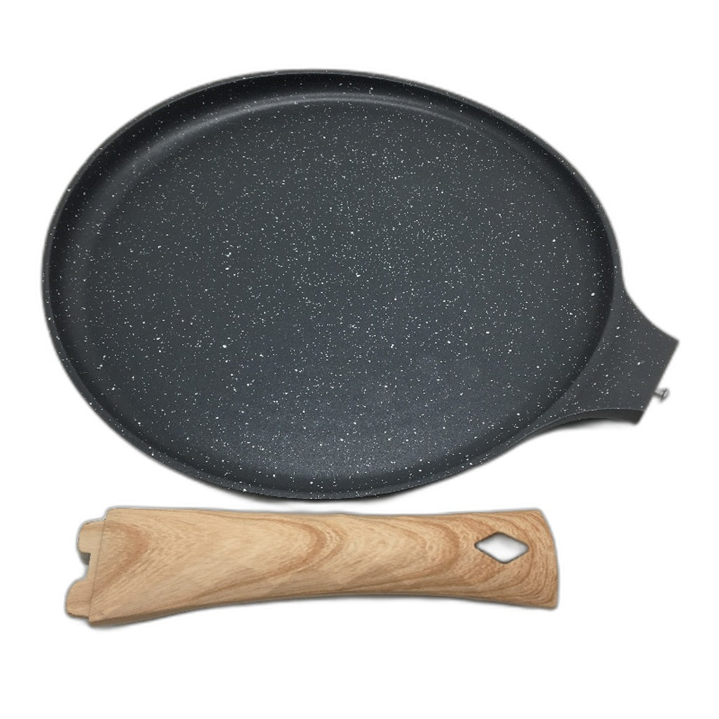28cm Non Stick Crepe Griddle Aluminum Pan with Wooden Spreader DEMO