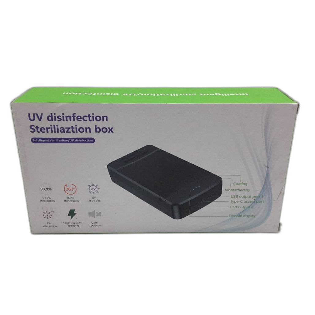 Portable Nail Tool Blue Light UV Disinfection Sterilisation Box NEW