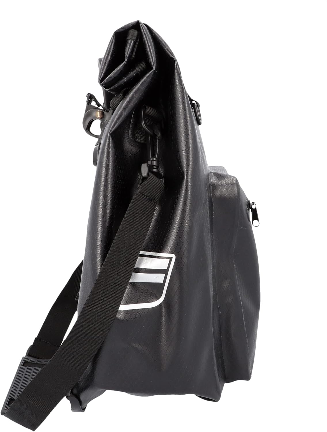 Fischer Terra Plus 30L Quick Lock Waterproof Black Pannier TPU Bike Bag NEW