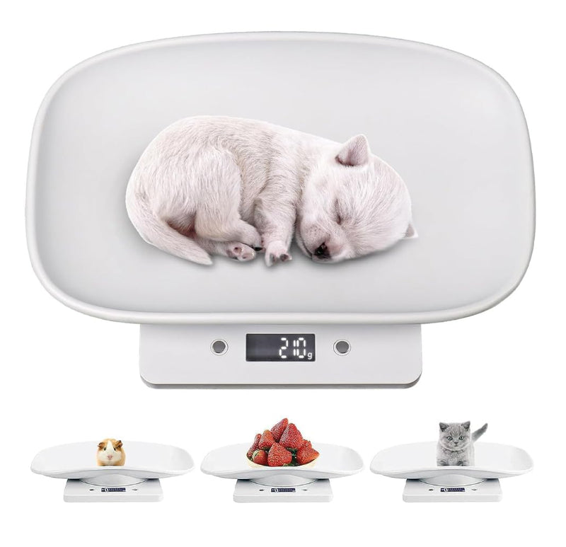 Pet Scale White Animal Weighing Device Household Multifunction Electronic Scale