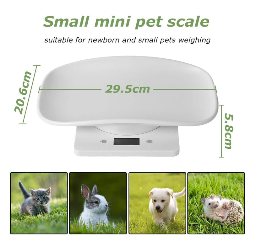 Pet Scale White Animal Weighing Device Household Multifunction Electronic Scale