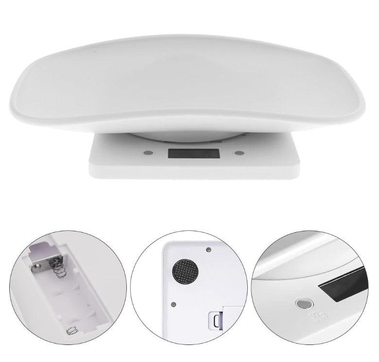 Pet Scale White Animal Weighing Device Household Multifunction Electronic Scale