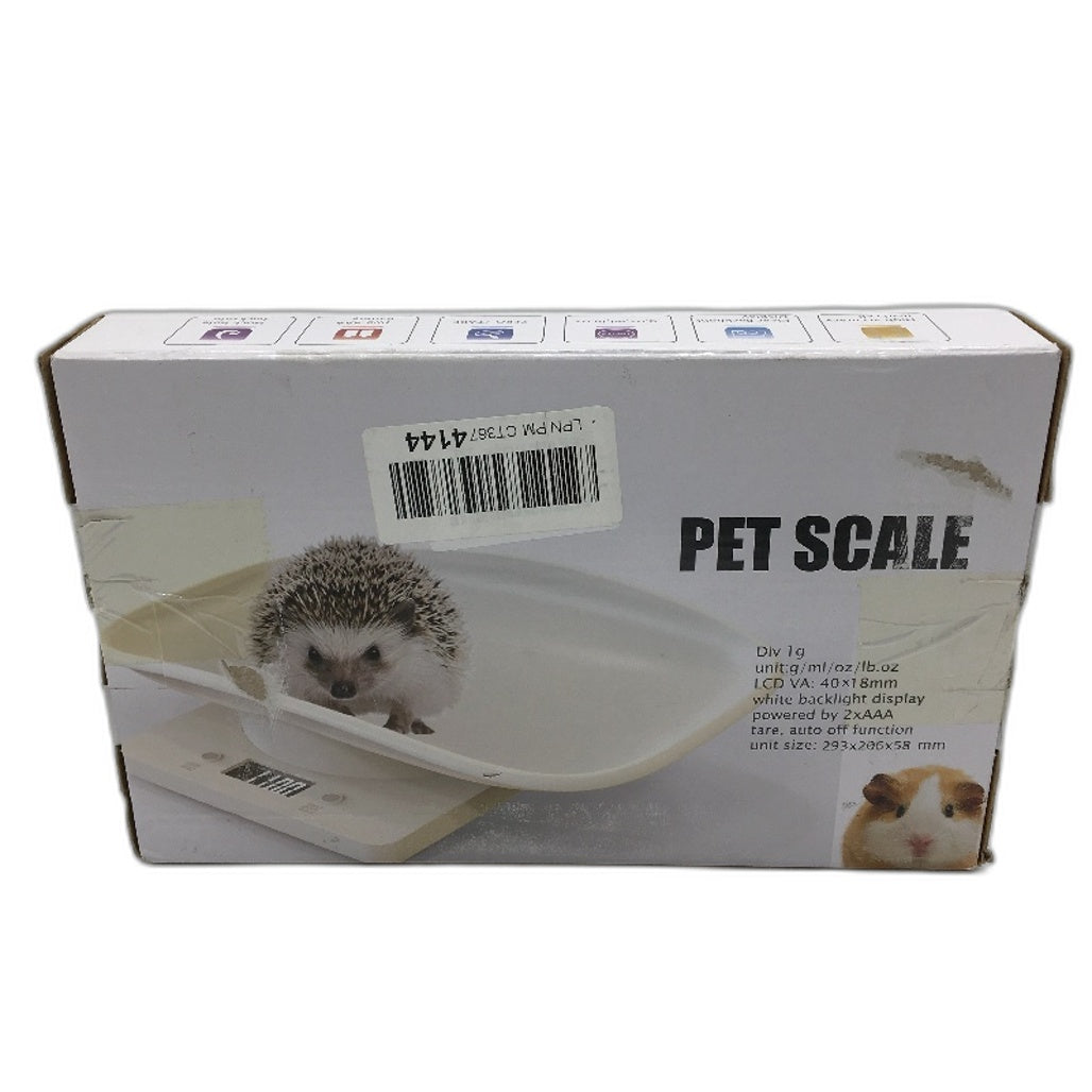 Pet Scale White Animal Weighing Device Household Multifunction Electronic Scale