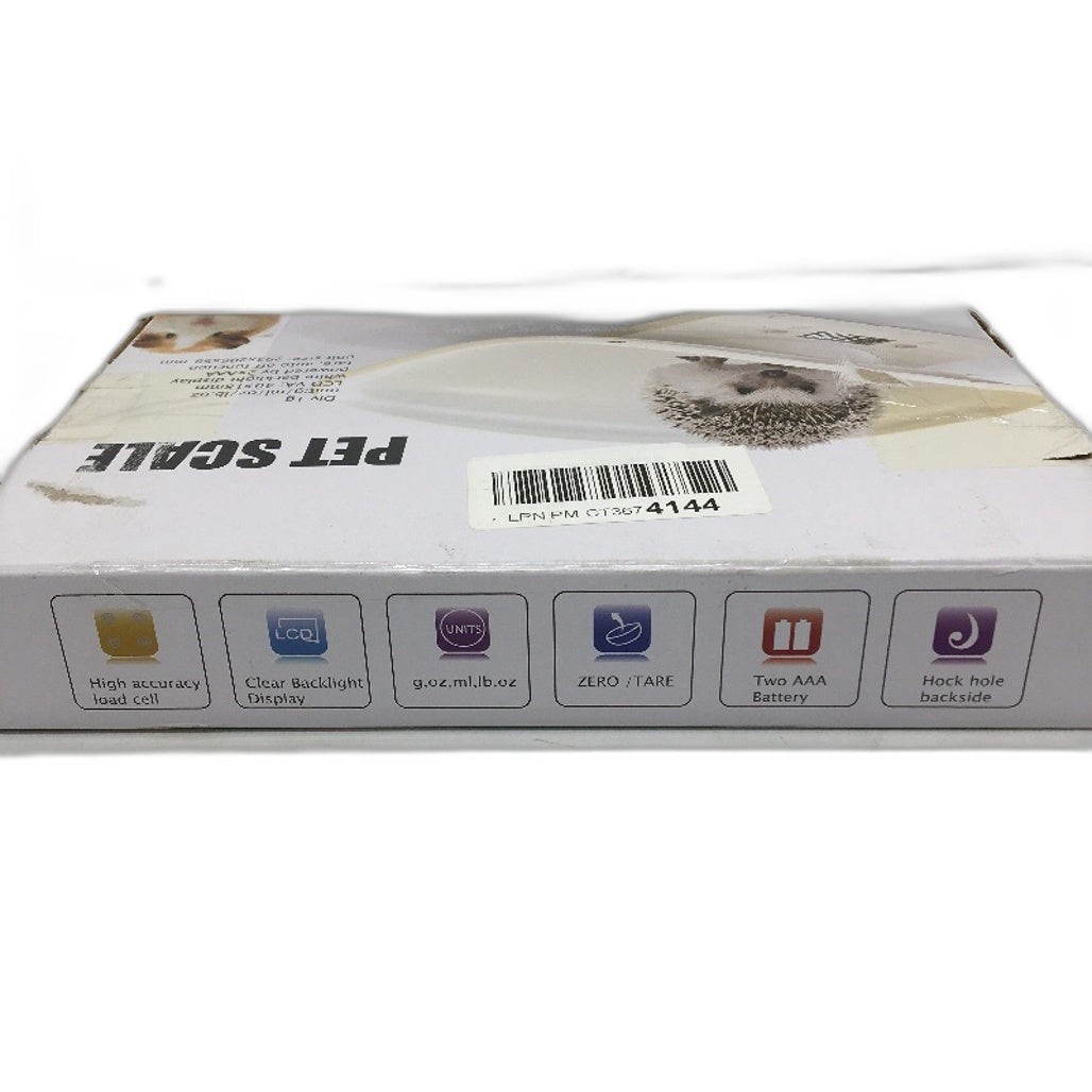 Pet Scale White Animal Weighing Device Household Multifunction Electronic Scale