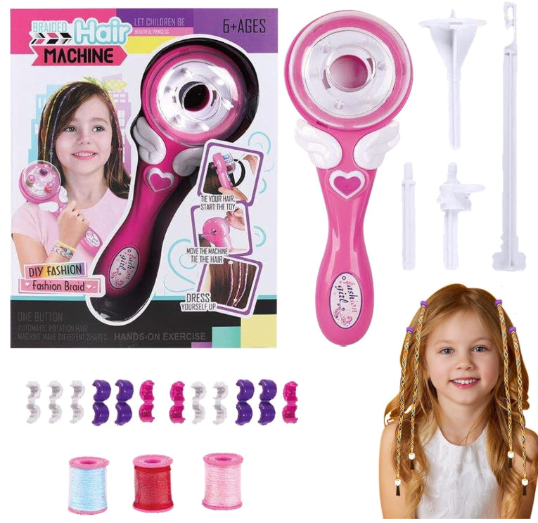 Electric Braiding Machine Hair Braider Fashion Salon Toy Hairstyle Device