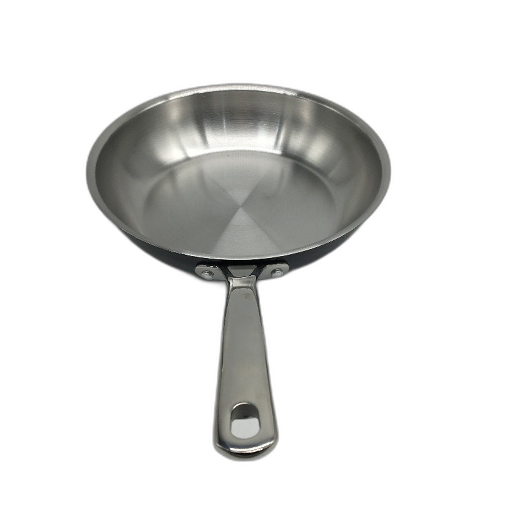 Homichef Nickel Free Stainless Steel Navy & Silver 24cm Frying Pan Non-Stick