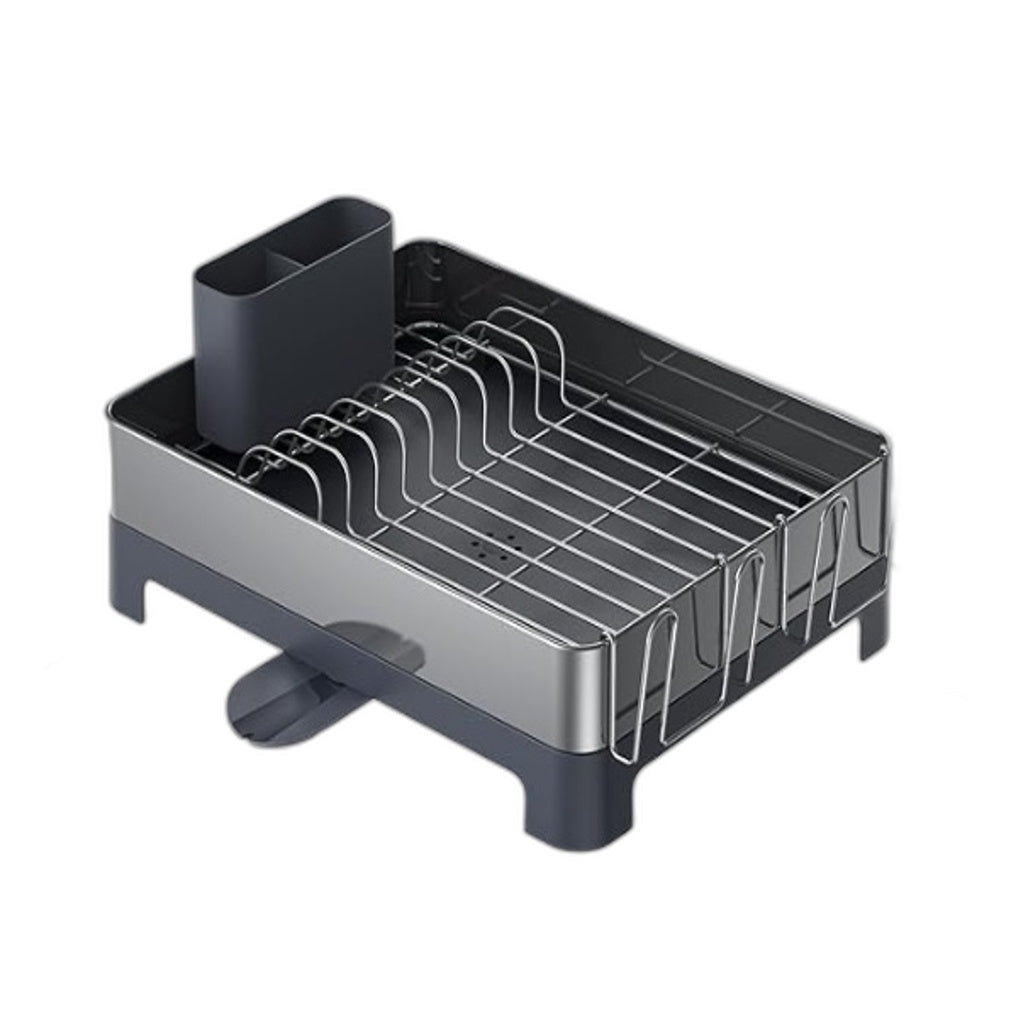 Kitsure Dish Drying Rack Kitchen Counter Stainless Steel Dish Drainer Oganiser